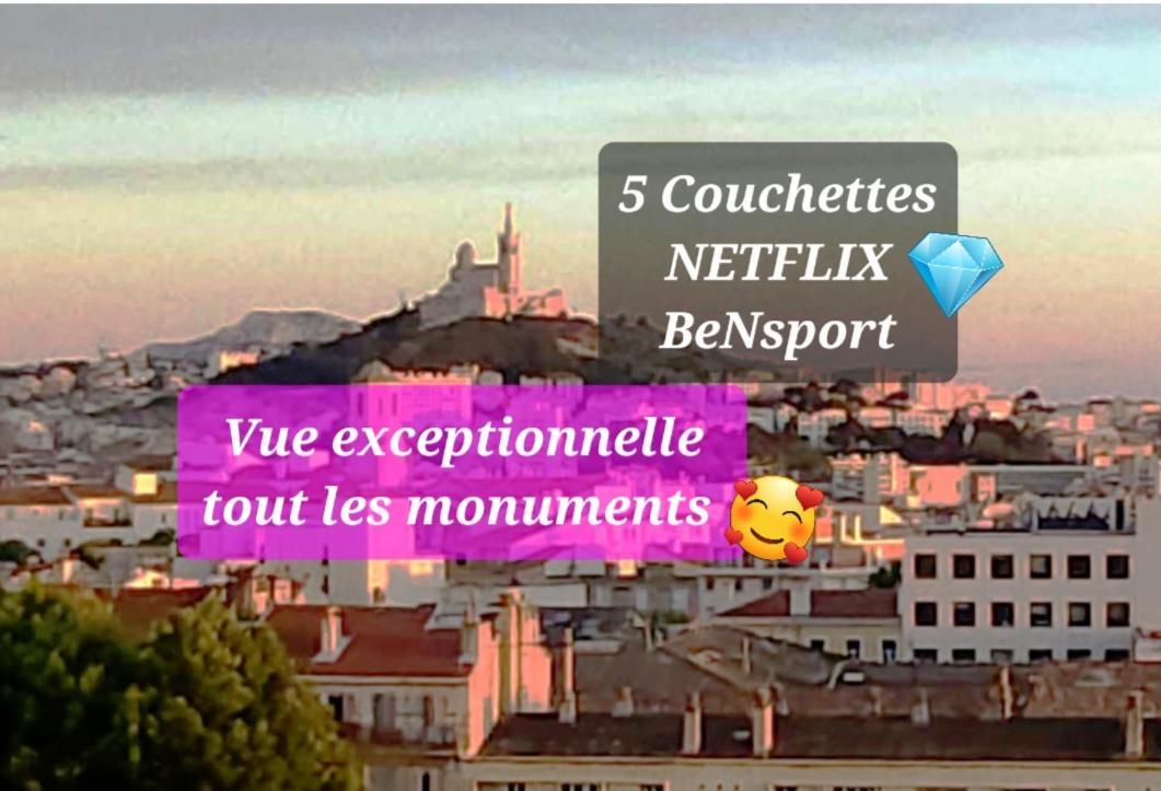 Sublime 2 Pieces Vue Incroyable Mer Et Tout Les Monuments De Марсель Екстер'єр фото